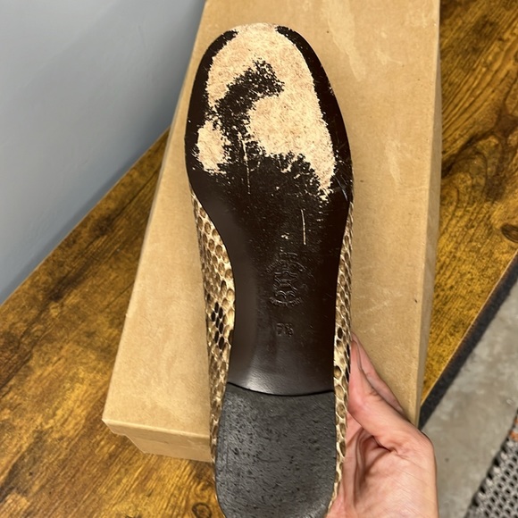 J. Crew python print ballet flats, size 7 1/2 - Picture 12 of 16